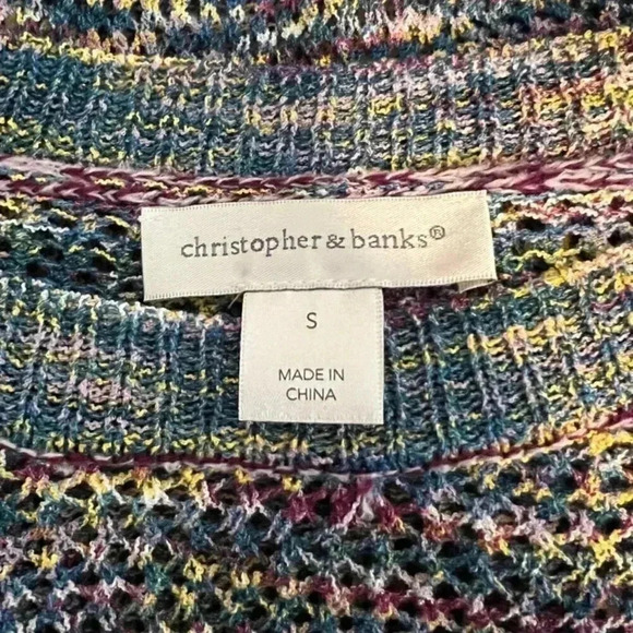 Christopher & Banks Multicolored Sweater A2 - Picture 4 of 4